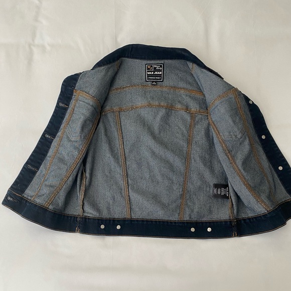 Wax Jean Denim Vest. Size Medium - Picture 6 of 7